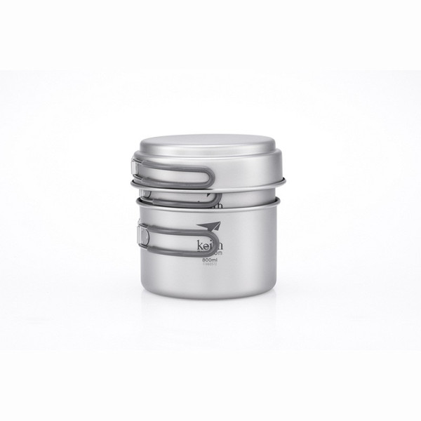 Set di stoviglie Keith Titanium Titanium pot and Pan Cook Set 3-Piece