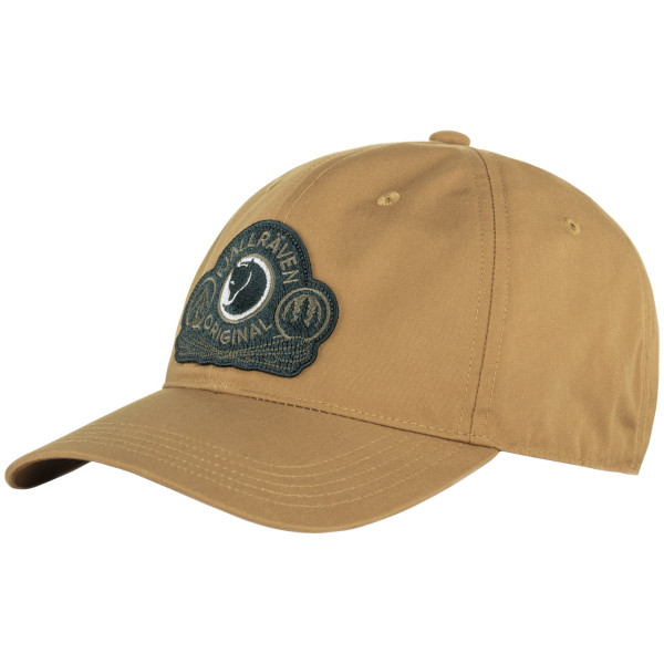 Berretto con visiera Fjällräven Classic Badge Cap marrone chiaro Buckwheat Brown