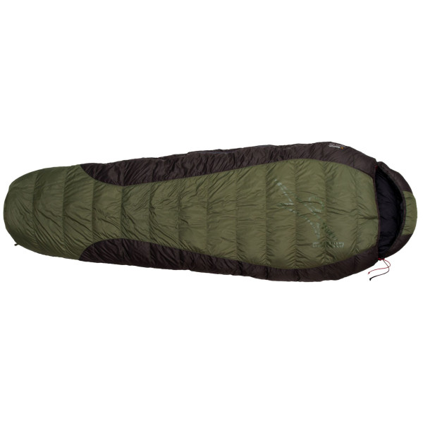 Sacco a pelo in piuma Warmpeace Viking 600 170 cm verde/nero Olive/Gray/Black