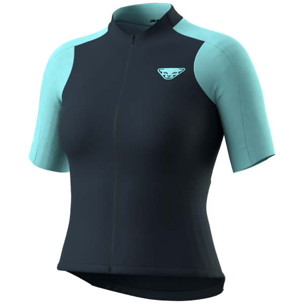 Maglietta da ciclismo da donna Dynafit Ride Light S/S Fz Jersey W blu blueberry MARINE BLUE/8050