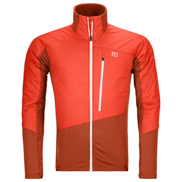 Giacca da uomo Ortovox Westalpen Swisswool Hybr Jkt M rosso cengia rossa