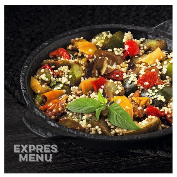 Pasto pronto Expres menu KM Quinoa con ratatouille