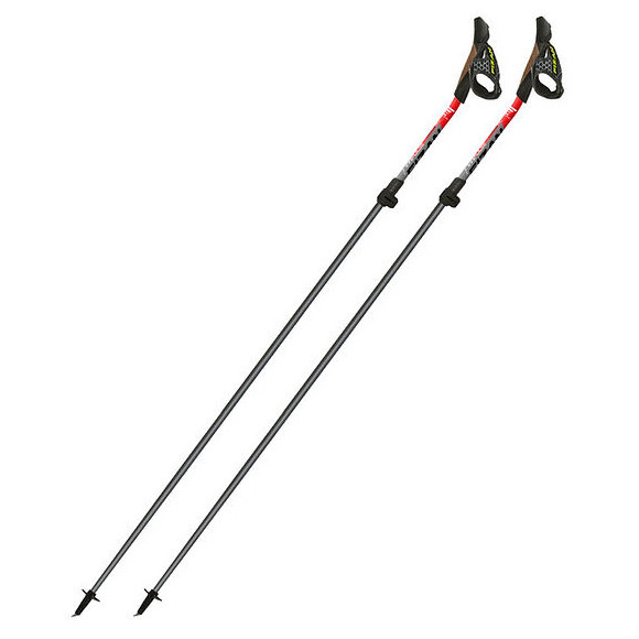 Bastoncini da nordic walking Fizan NW Carbon Pro Impulse rosso red