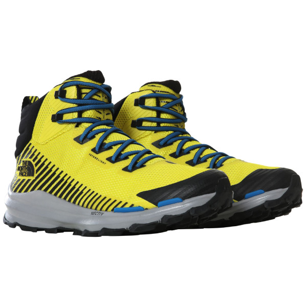 Scarpe da uomo The North Face Vectiv Fastpack Mid Futurelight giallo/nero Acid Yellow/Tnf Black