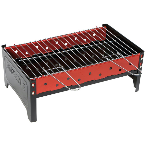 Griglia a carbone Bo-Camp Barbecue Compact nero/rosso Black/Red