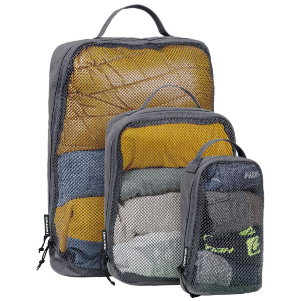 Kit da viaggio Hannah Case Set grigio grey