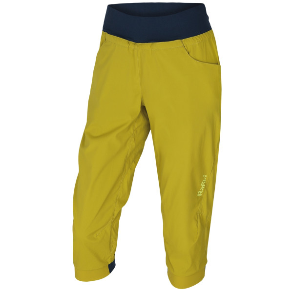 Pantaloni a 3/4 da donna Rafiki Tarragona giallo Citronelle