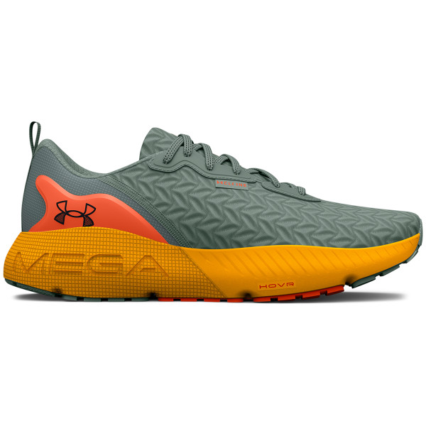 Scarpe da uomo Under Armour HOVR Mega 3 Clone verde/arancio Opal Green / Orange Shock / Black