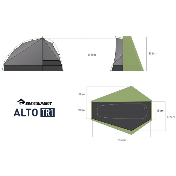 Tenda ultraleggera Sea to Summit Alto TR1