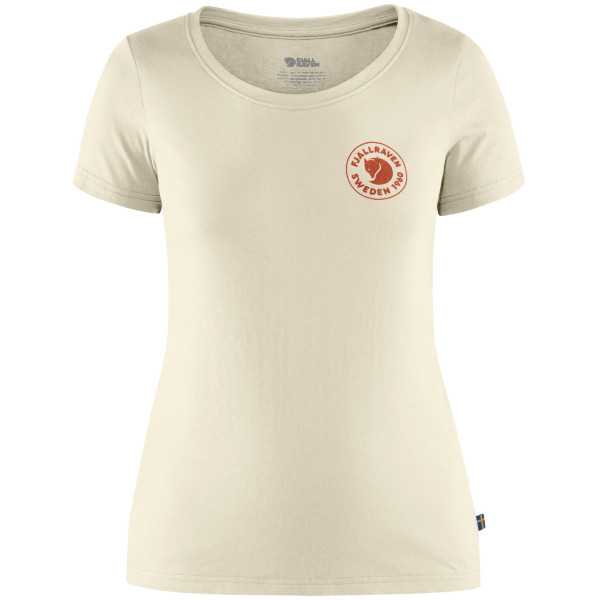 Maglietta da donna Fjällräven 1960 Logo T-shirt W bianco Chalk White