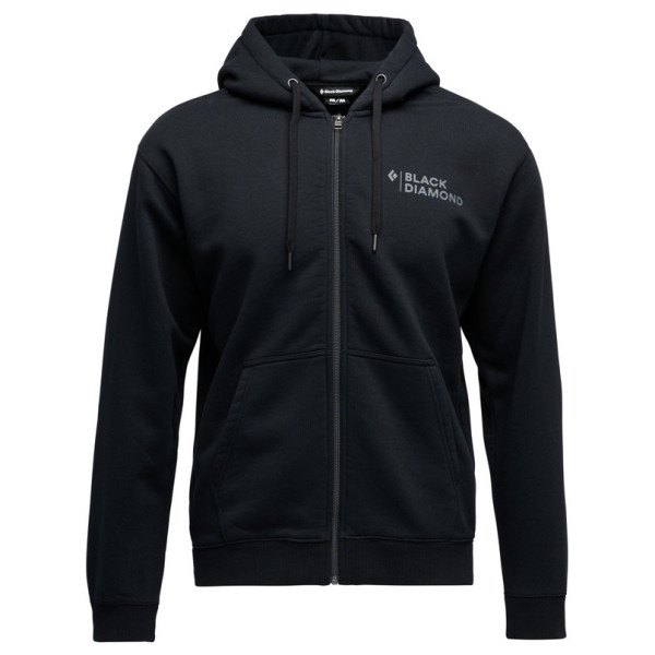 Felpa da uomo Black Diamond M Mini Stacked Fz Hoody