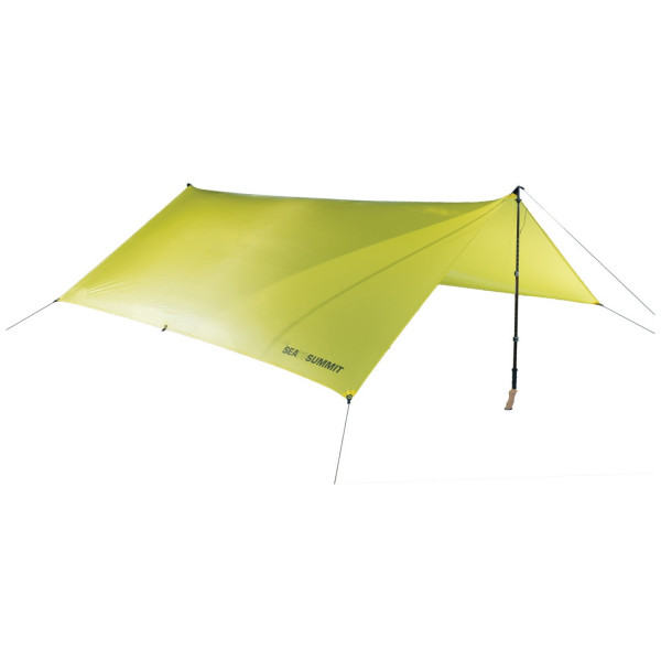 Telo per tenda Sea to Summit Escapist 15D Tarp Large giallo Lime