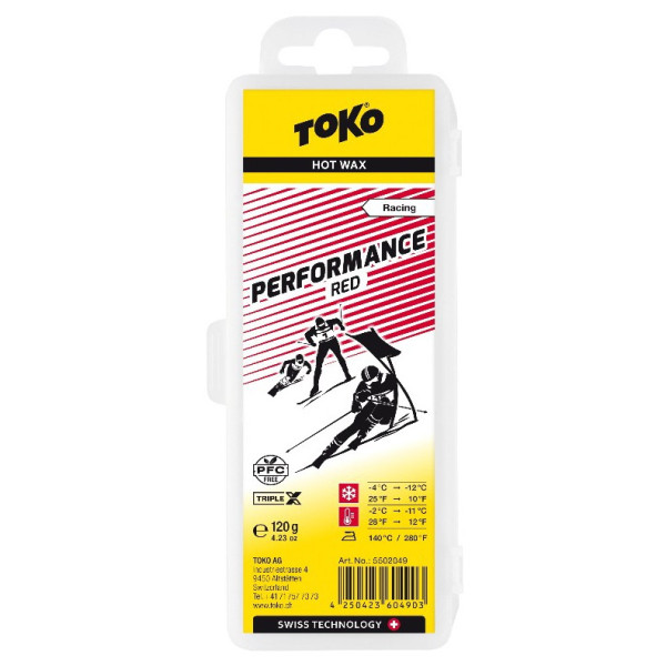 Cera TOKO Performance 120 g TripleX cera rossa