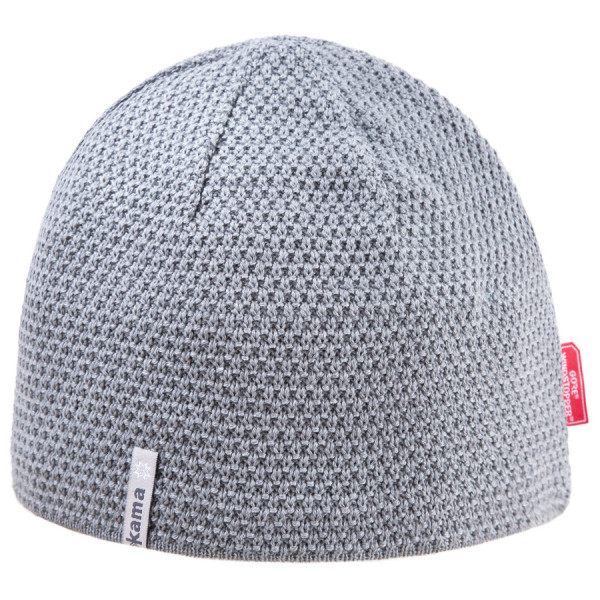 Cappello in merino lavorato a maglia Kama AW62 grigio Grey