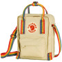 Borsa a spalla Fjällräven Kånken Rainbow Sling beige Light Oak-Rainbow Pattern
