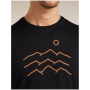 Maglietta funzionale da uomo Icebreaker Merino Blend 125 Cool-Lite™ Sphere SS Tee Across the Peaks