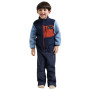 Felpa da bambino Didriksons Anten Kids Fullzip 2 Winter Blue
