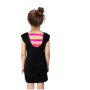 Vestiti per bambini Drexiss Black/Pink Coolmax