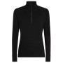 Maglietta funzionale da uomo Icebreaker Men Mer 200 ZoneKnit LS Half Zip nero Black
