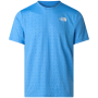Maglietta da uomo The North Face M 24/7 Pentadome Embossed Reg Short Sleeve T-shirt azzurro MARINA BLUE