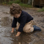 Pantaloni impermeabili da bambino DucKsday Rainpants Londen/sand