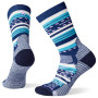 Calzini da donna Smartwool Hike Light Cushion Margarita Crew blu/azzurro alpine blue
