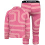 Intimo sportivo per bambini Didriksons Jadis Kids Pr Set 5 Path Heather Pink