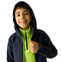 Giacca softshell per bambini Regatta Haydenbury Navy (Wild Lime)