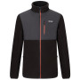 Felpa funzionale da uomo Regatta Morran WR fleece nero/arancio Blk(BurntHn)