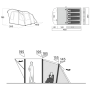 Tenda familiare per 4 persone Easy Camp Senja 4 Air