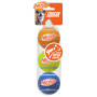 Giocattolo per cane Nerf Dog Squeak Tennis Ball 3 pcs