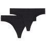 Mutande da donna Puma 3D Knit Sport Strings 2P nero black
