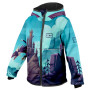 Giacca softshell per bambini WAMU Dragon Fantasy blu BLUE