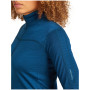 Felpa tecnica da donna Icebreaker Women Merino Blend 300 RealFleece™ Descender LS Zip