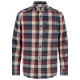 Camicia da uomo Fjällräven Fjällglim Regular Shirt M blu scuro Dark Navy-Maroon
