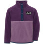 Felpa da bambino Didriksons Monte Kids Half Bu 6 Northen Purple viola Northen Purple