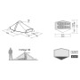 Tenda da trekking Robens Starlight 2 Exp