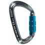 Moschettone Camp Orbit 2Lock - Gun Metal / Blue