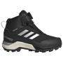 Scarpe da bambino Adidas Terrex Winter Mid Boa Rain.Rdy nero Cblack/Silvmt/Cblack