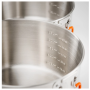 Set di stoviglie GSI Outdoors Glacier Stainless Base Camper Medium