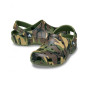Pantofole per bambini Crocs Classic Camouflage Clog Army Green/Multi