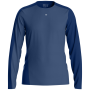 Maglietta funzionale da uomo Ortovox 120 Cool Tec Fast Upward Ls M blu Blue Nunatak