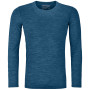 Maglietta funzionale da uomo Ortovox 150 Cool Clean Ls M blu petrol blue blend