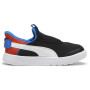 Scarpe da bambino Puma Courtflex v3 SLIPTECH PS Black nero/blu PUMA Black-PUMA White-Redmazing