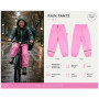 Pantaloni impermeabili da bambino DucKsday Rainpants Pink/em
