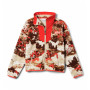 Felpa da bambino Columbia Sequoia Grove™ Printed Full Zip Fleece Zing Fieldaze, marrone/arancione Zing Fieldaze,