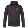 Felpa da uomo Hannah Niro Hoody nero anthracite mel