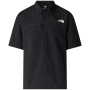 Camicia da uomo The North Face Packable Short Sleeve Shirt nero TNF BLACK