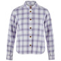 Camicia da donna Fjällräven Övik Boxy Flannel Shirt W bianco/viola Eggshell-Lavender Mist