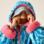 Cappotto antipioggia Regatta Junior Waterproof Changing Robe SBluFlPiLem